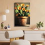 Wallity Pintura Decorativa en Lienzo Multicolor 45 x 70 cm